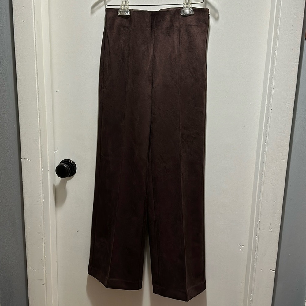 Suede Dress Pants